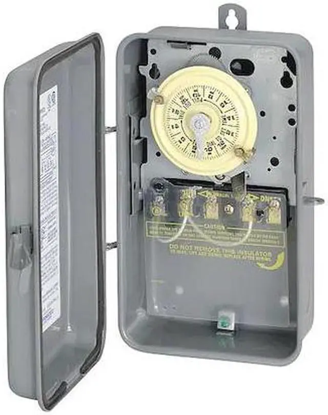 Alt view image 5 of 5 - Electromechanical Timer, 125VAC Voltage, 40 Amps, Max. Time Setting: 23 hr.