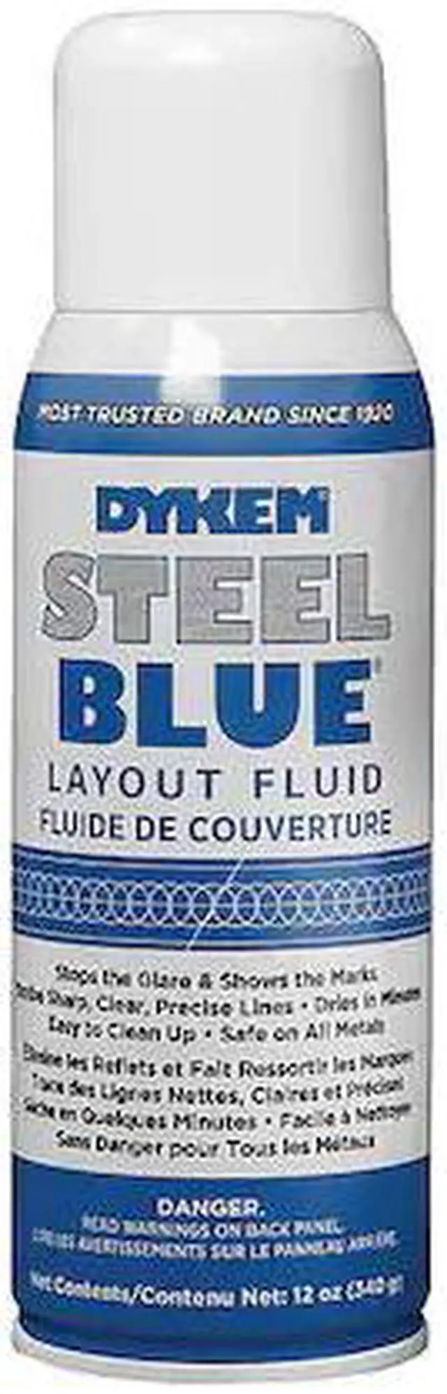 Main image of DYKEM 80000 Dykem Steel Blue, Layout Fluid, Aerosol Can, 12 oz