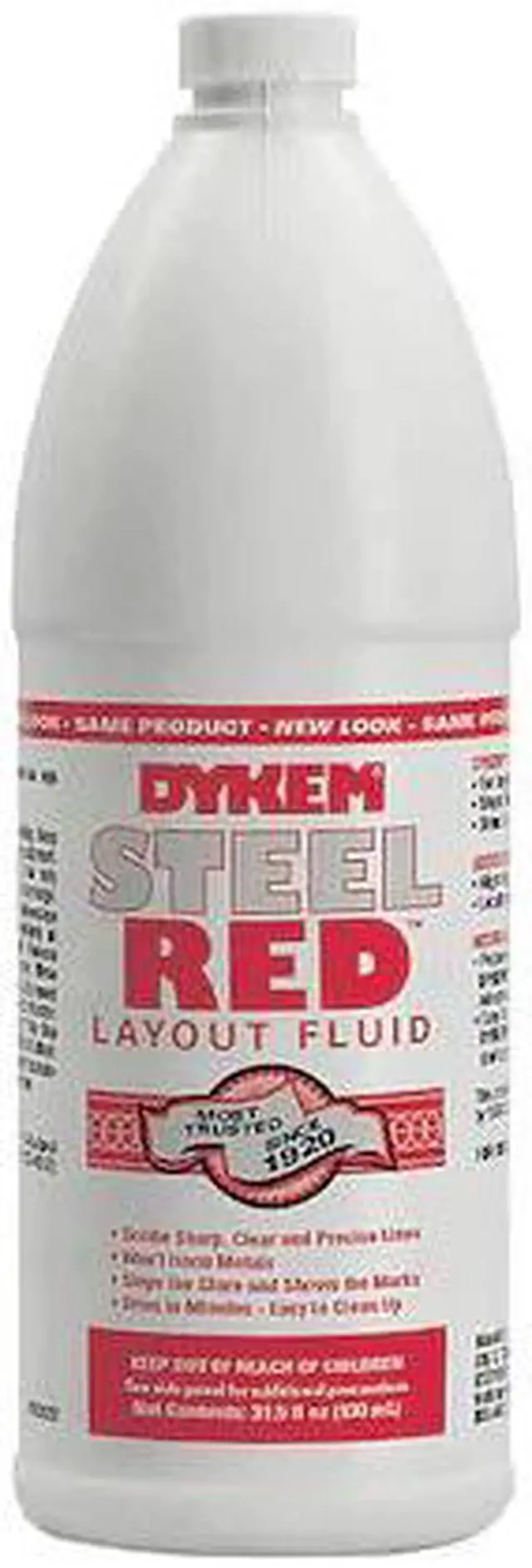 Alt view image 2 of 2 - DYKEM 80696 Layout Fluid,Steel Red(TM),930 mL