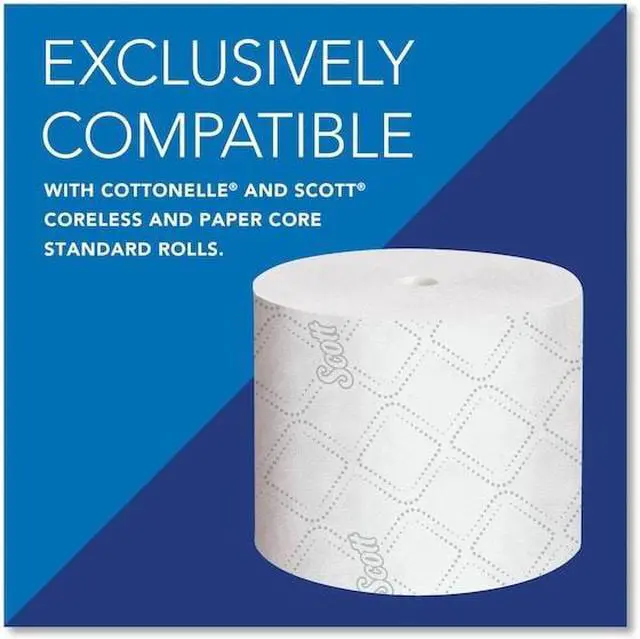Alt view image 6 of 7 - SCOTT 44517 Pro High Cap Coreless SRB Tissue Dispenser, 11.25x6-5/16x12.75,