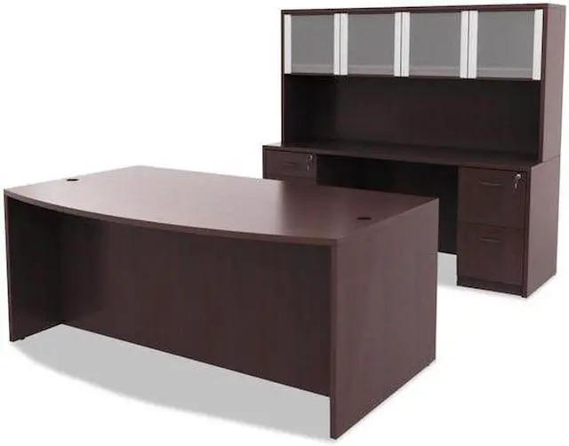 Alt view image 6 of 7 - ALERA ALEVA301730 Glass Door Set,Wide Hutch,4 Doors,PK4