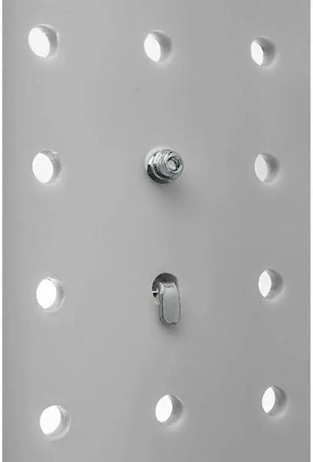 Alt view image 4 of 6 - Durahook Pegboard Hook Assortment Kit Silver Zinc Plated Steel  Steel 76964