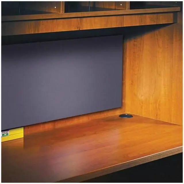 Alt view image 20 of 20 - Alera Valencia Tackboard For Open Storage Hutch, 62 3/8w x 1/2d x 14h, Charcoal