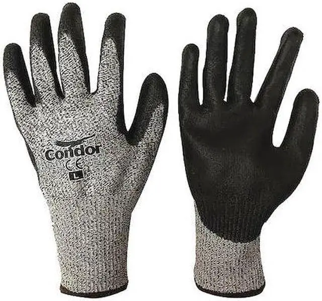 Main image of CONDOR 29JV38 Cut Resistant Coated Gloves, Cut Level A3 ,Dipped ,Polyurethane