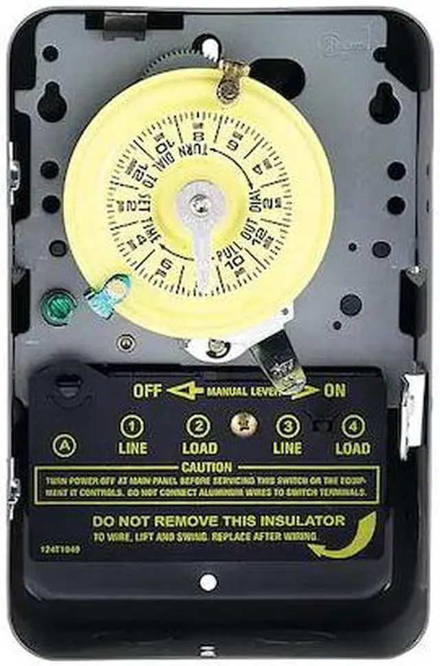 Alt view image 10 of 10 - Time Clock 24 Hour Dpst 208-277V Intermatic Inc Misc. Office Supplies T104-20