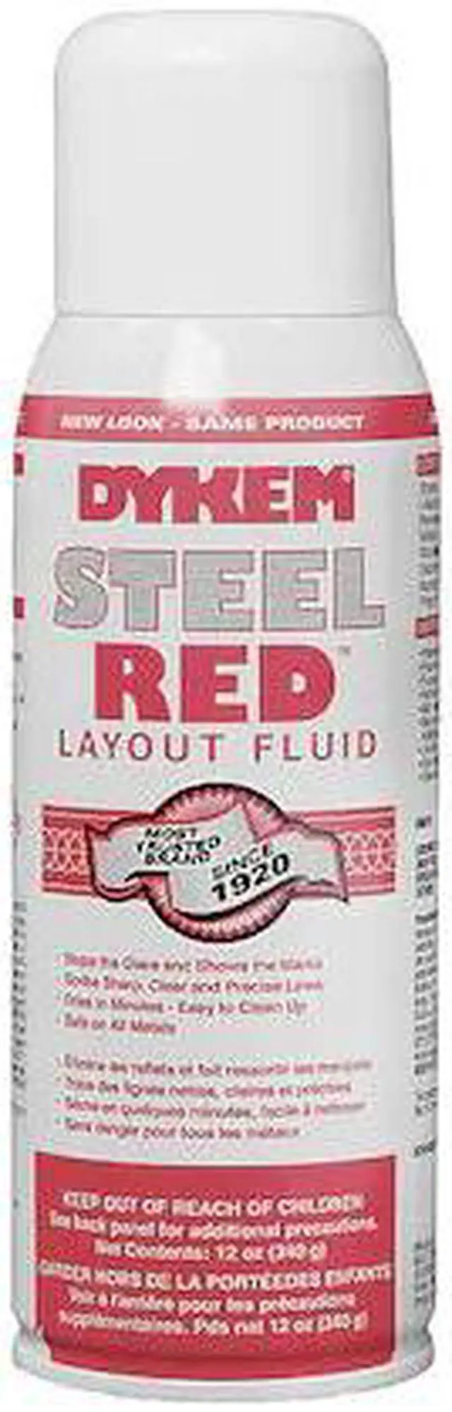 Alt view image 2 of 2 - DYKEM 80096 Layout Fluid, Red, 12 Oz. Net
