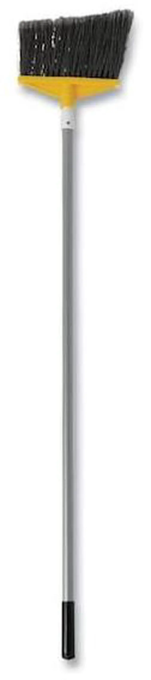 Alt view image 9 of 15 - Rubbermaid Commercial 6385-GRA Brute Angled Large Brooms, Poly Bristles, 48-7/8" Aluminum Handle, Silver/Gray