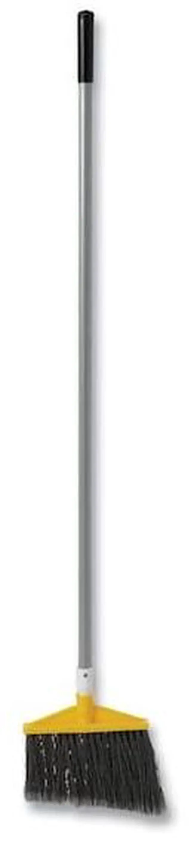 Alt view image 8 of 15 - Rubbermaid Commercial 6385-GRA Brute Angled Large Brooms, Poly Bristles, 48-7/8" Aluminum Handle, Silver/Gray