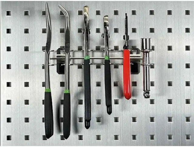 Alt view image 3 of 5 - TRITON PRODUCTS 66661 9 In. W Stainless Steel Multi-Ring Tool Holder for