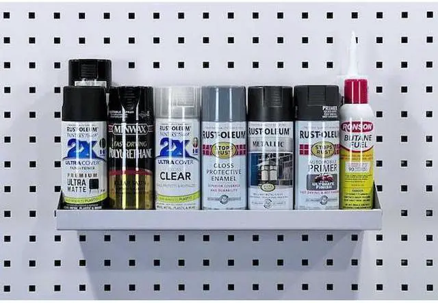 Alt view image 6 of 8 - LocHook 56186 18""Wx6""D Shelf Gray