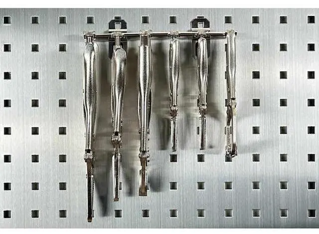 Alt view image 6 of 7 - TRITON PRODUCTS 66660 8-1/8 In. W Stainless Steel Multi-Prong Tool Holder for