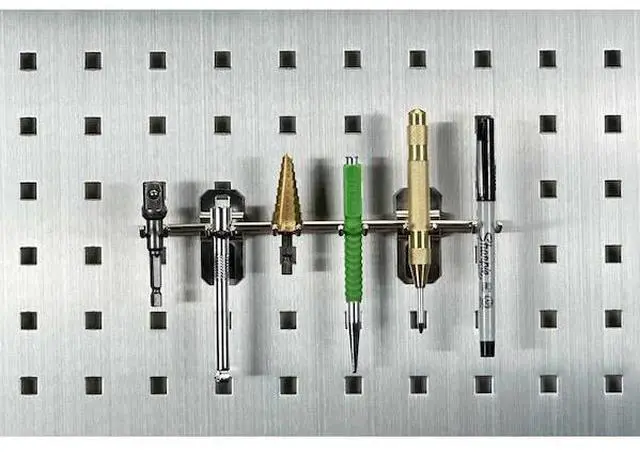 Alt view image 7 of 7 - TRITON PRODUCTS 66660 8-1/8 In. W Stainless Steel Multi-Prong Tool Holder for