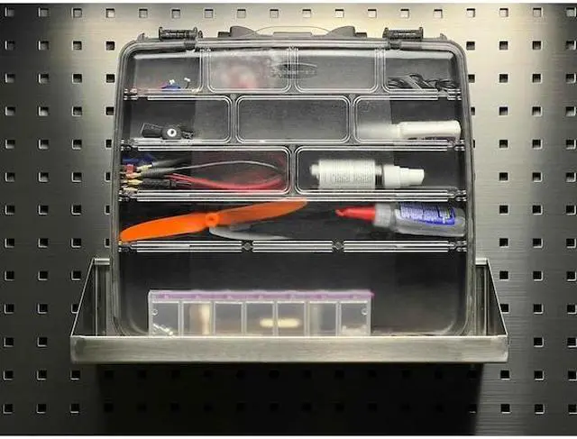 Alt view image 6 of 9 - Stainless Steel Shelf, Screw In Mounting Type, Silver, Finish: Stainless Steel