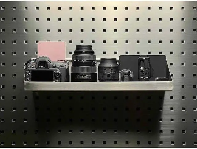 Alt view image 5 of 9 - Stainless Steel Shelf, Screw In Mounting Type, Silver, Finish: Stainless Steel