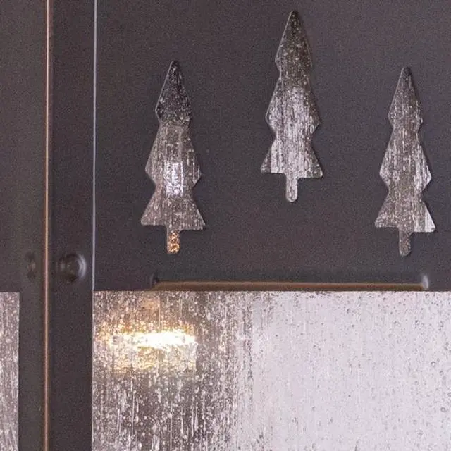 Alt view image 5 of 8 - Yosemite 1 Light Bronze Rustic Tree Outdoor Wall Lantern Clear Glass