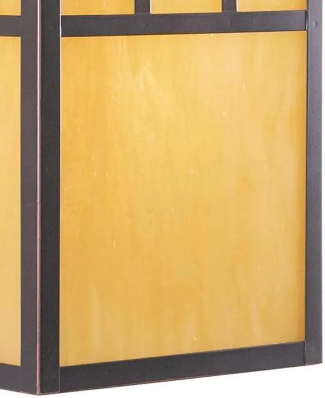 Alt view image 5 of 8 - vaxcel ow37293bbz mission 10inch outdoor wall light, burnished bronze