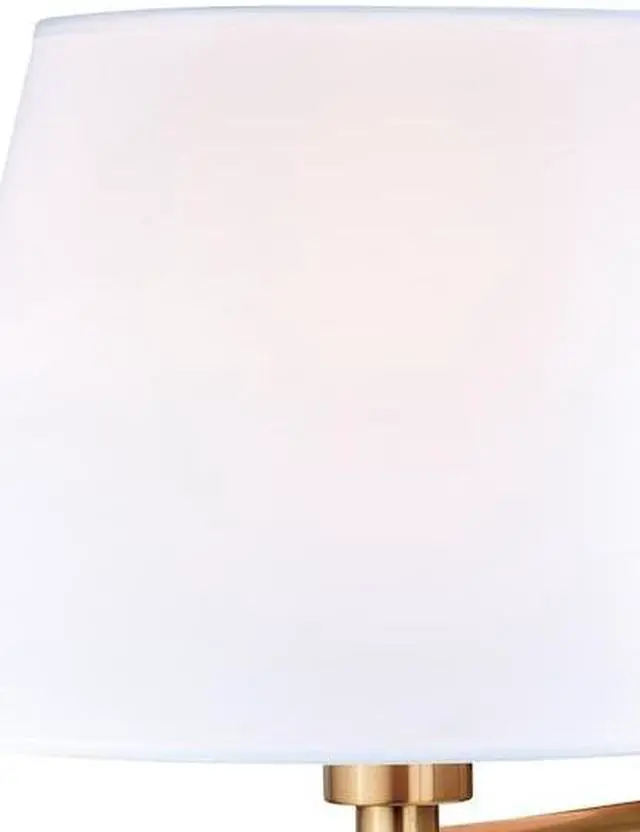 Alt view image 3 of 7 - VAXCEL W0261 Chapeau Swing Arm Light Brass