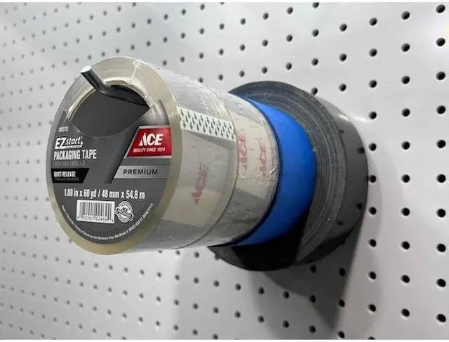 Alt view image 4 of 6 - Triton Products 71813 DuraHook 8-Inch Single Rod 30 Degree Bend 1/4-Inch DiameterZinc Plated Steel Pegboard Hook for DuraBoard or 1/8 Inch and 1/4 Inch Pegboard, 5-Pack