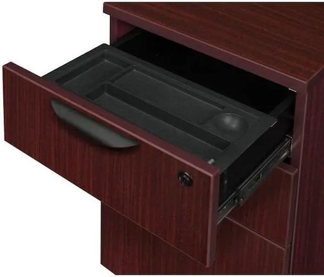 Alt view image 2 of 4 - REGENCY LPBBF22MH Regency Legacy Box Box File Pedestal Drawer Unit- Mahogany