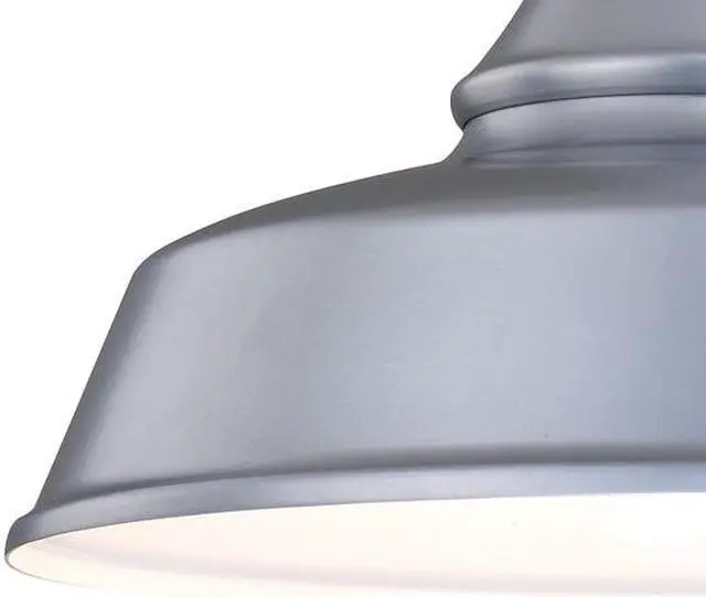 Alt view image 3 of 7 - VAXCEL T0370 Dorado Outdoor 9in Light Satin Silver