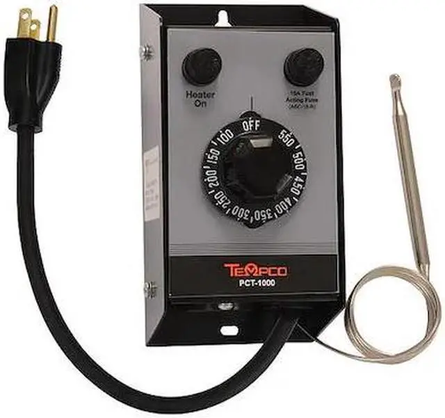 Main image of TEMPCO PCT10001 Temp Ctrl Box, Analog, 120V, 15A, 60-250F