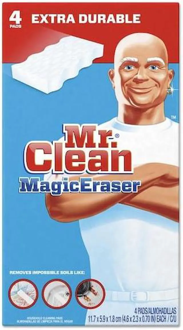Alt view image 3 of 7 - MR. CLEAN 82038 Magic Eraser Extra Durable, 4 3/5 x 2 2/5, 7/10 in Thick,