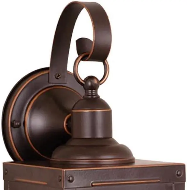 Alt view image 3 of 7 - VAXCEL OW33553BBZ Bryce 1 Light Bronze Rustic Deer Tree Outdoor Wall Lantern