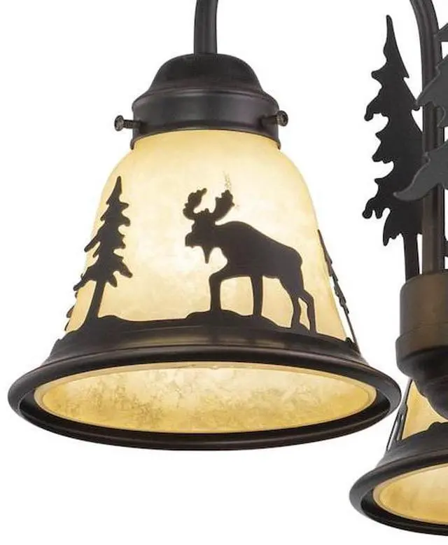 Alt view image 3 of 6 - VAXCEL LK55616BBZ-C Yellowstone 3L Light Kit Bronze