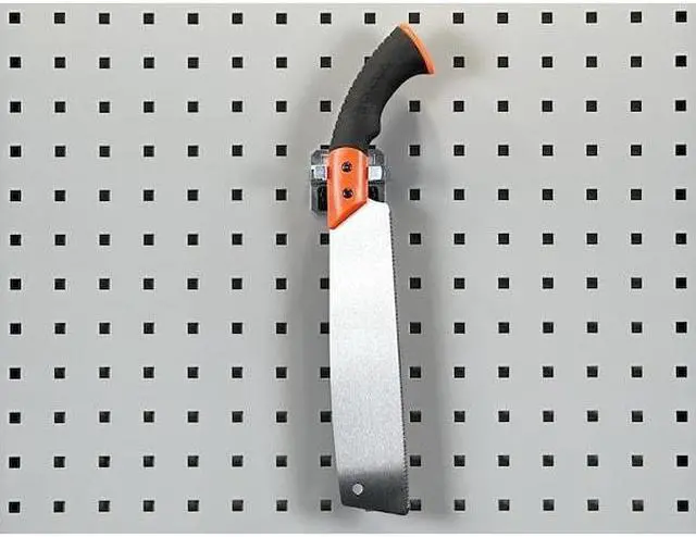 Alt view image 5 of 6 - Triton Products 53107 LocHook 3/4-Inch to 1-1/4-Inch Hold Range 2-Inch Projection Zinc Plated/Chromate Dipped Steel Extended Spring Clip for Locboard, 5-Pack