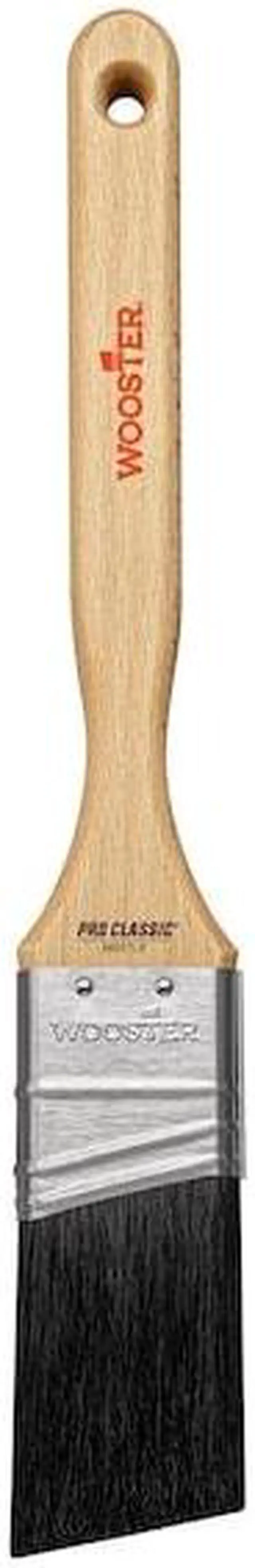 Alt view image 3 of 4 - WOOSTER Z1293-1 1/2 1-1/2" Angle Sash Soft, Black China Bristle, Paint Brush,