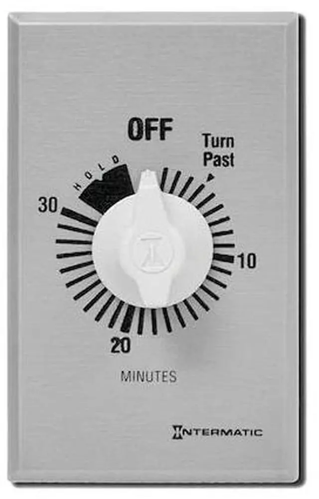 Alt view image 2 of 2 - INTERMATIC FF30MH Timer,Spring Wound,30 Min,SPST,Silver