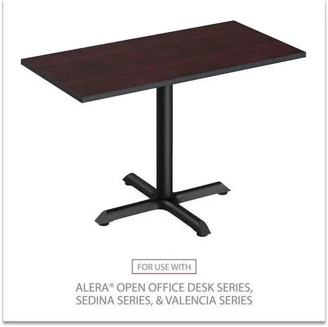 Alt view image 14 of 16 - Alera ALETBH423B Hospitality Series Single-Column Bases, Steel - Black