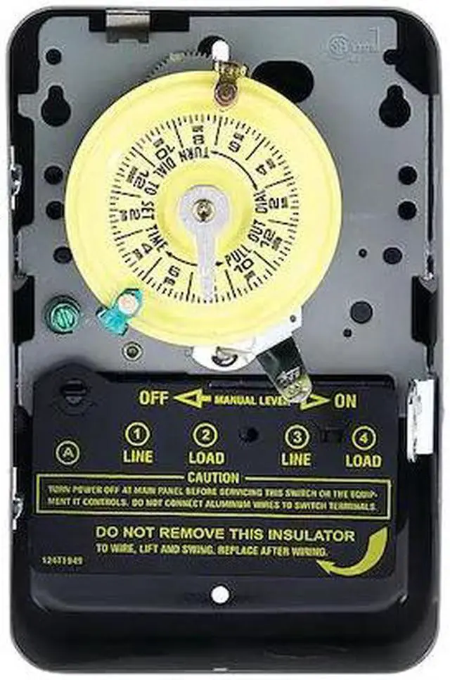Alt view image 14 of 14 - Intermatic 240V 40A 4000W DPST Timer T104D89