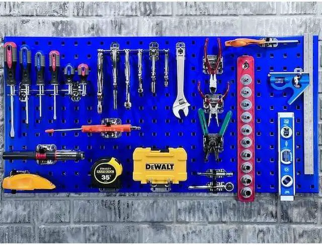 Alt view image 4 of 6 - TRITON PRODUCTS LB18-1BH-KIT 18 pc LocHook Assortment W/ (1) 18" W x 36" H Blue