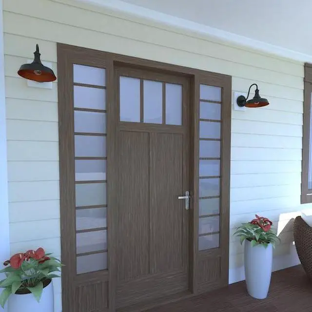 Alt view image 6 of 7 - VAXCEL T0367 Dorado Outdoor 9in Light Bronze