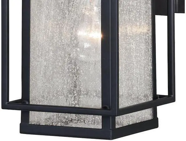 Alt view image 4 of 8 - Hyde Park 1 Light Dusk to Dawn Bronze Mission Outdoor Wall Lantern clear glass