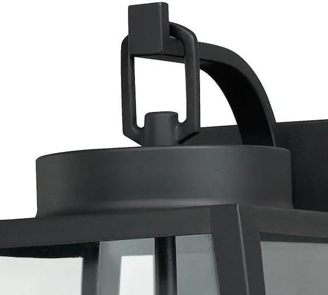 Alt view image 6 of 8 - Vaxcel Granville 10" Outdoor Wall Light, Oil Burnished Bronze, Clear - T0208