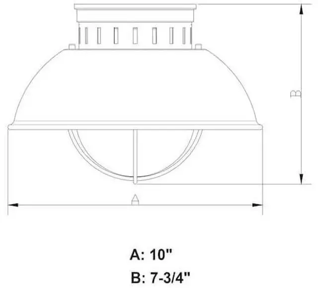 Alt view image 7 of 8 - Vaxcel One Light Outdoor ceiling T0143 One Light Outdoor ceiling