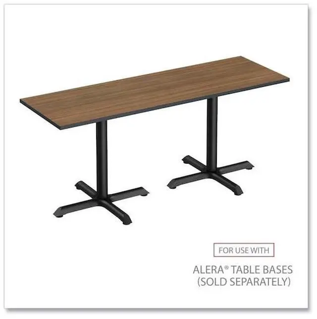 Alt view image 11 of 14 - Reversible Laminate Table Top, Rectangular, 47 5/8w x 23 5/8d, Espresso/Walnut