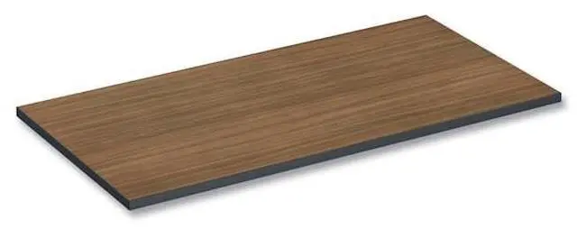Alt view image 12 of 14 - Reversible Laminate Table Top, Rectangular, 47 5/8w x 23 5/8d, Espresso/Walnut