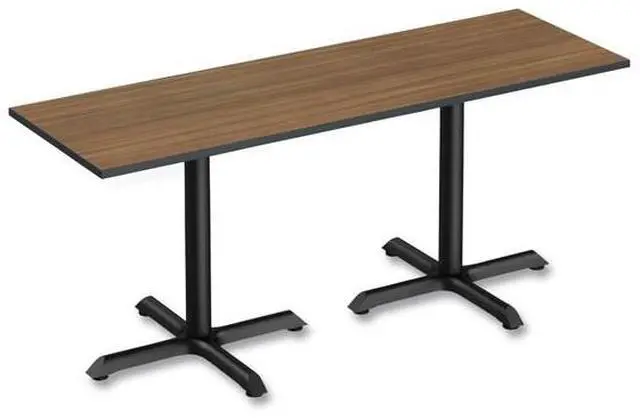 Alt view image 13 of 14 - Reversible Laminate Table Top, Rectangular, 47 5/8w x 23 5/8d, Espresso/Walnut