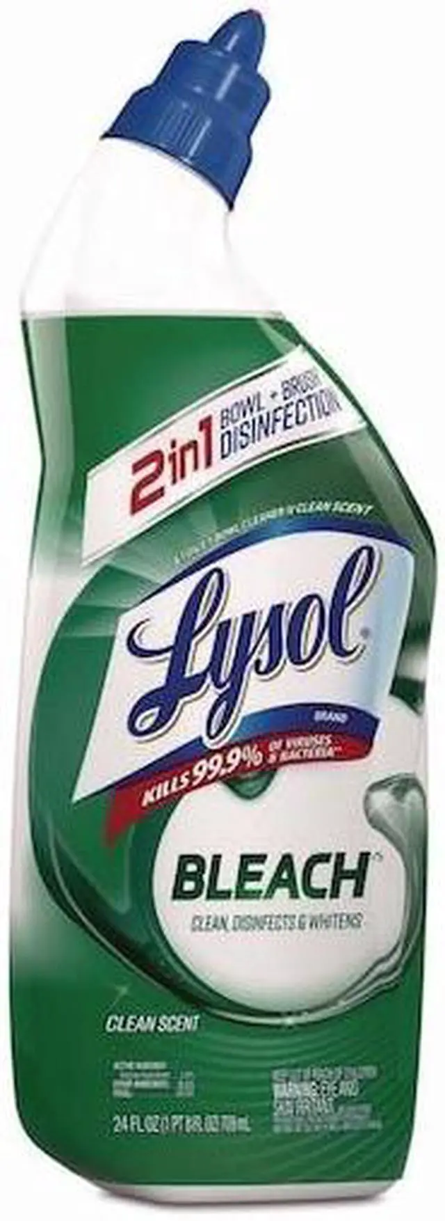 Alt view image 6 of 11 - LYSOL Brand Disinfectant Toilet Bowl Cleaner with Bleach 24 oz 9/Carton 98014