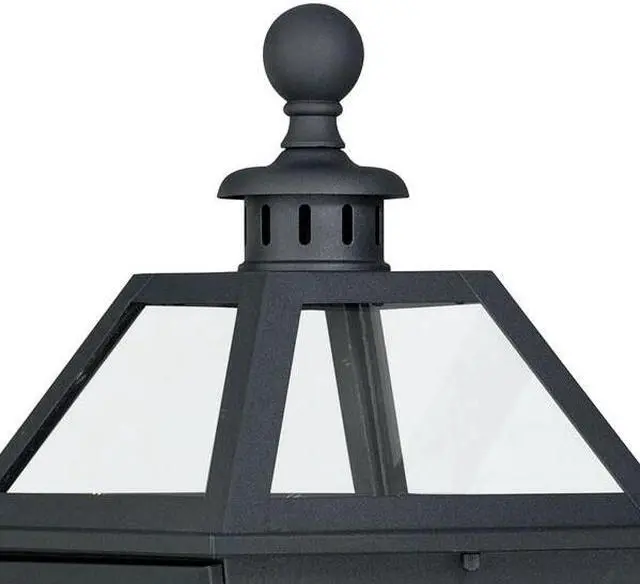 Alt view image 5 of 8 - Vaxcel Nottingham 9" Outdoor Wall Light, Textured Black - T0079