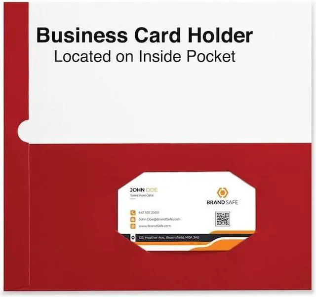 Alt view image 9 of 11 - Universal Laminated Two-Pocket Folder - UNV56420