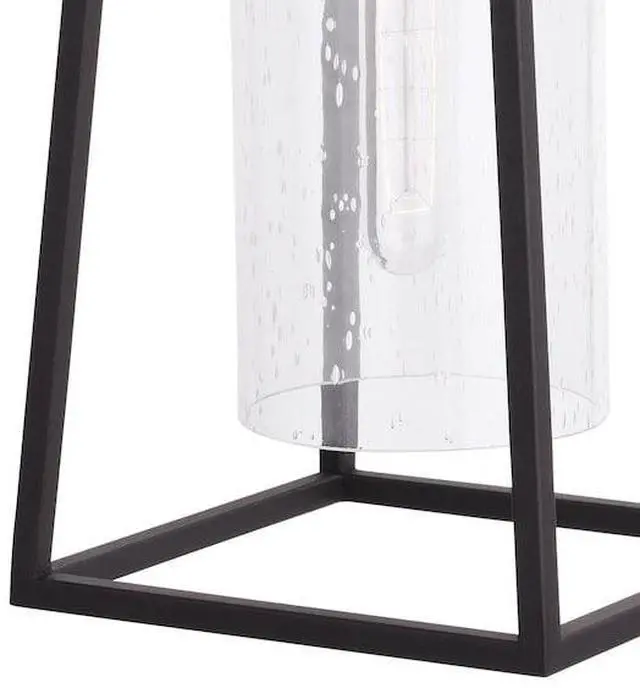 Alt view image 2 of 7 - VAXCEL T0586 Nash 7.5-in Black Outdoor Modern Wall Lantern, Dusk to Dawn