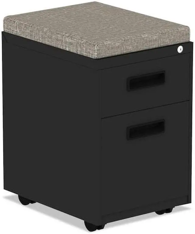 Alt view image 13 of 17 - Alera Seat Cushion for File Pedestals 14.88wx19.13dx2.13h Tanqtz ALEPC1551