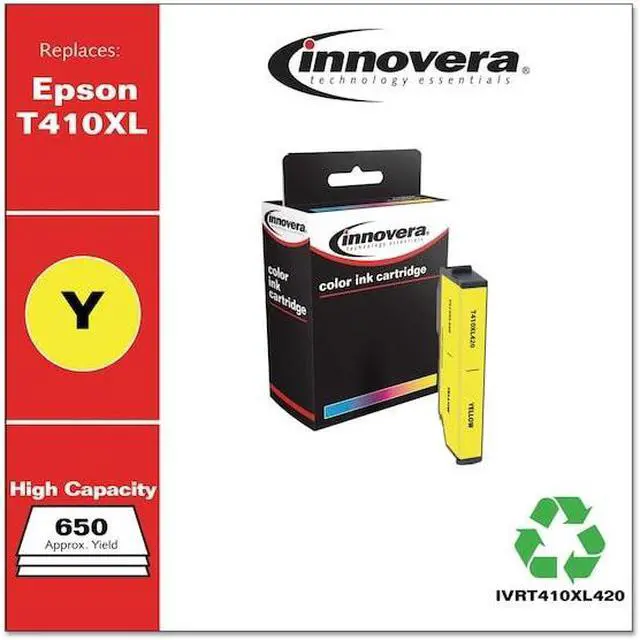 Alt view image 4 of 9 - Innovera Yellow Ink For Epson T410xl T410XL420 IvrT410XL420