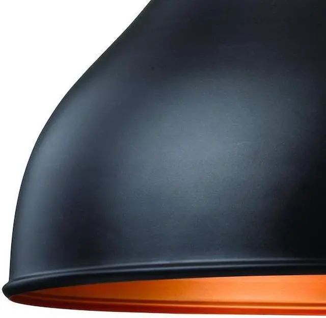 Alt view image 4 of 7 - VAXCEL T0319 Delano 1 Light Dusk to Dawn Bronze Gold Farmhouse Barn Dome