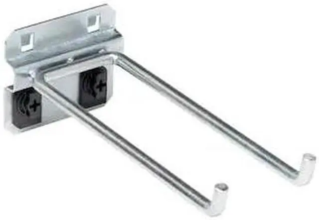 Main image of TRITON PRODUCTS 52628 5-3/4 In. Double Rod 80 Degree Bend Steel Pegboard Hook