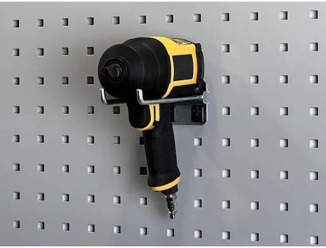 Alt view image 5 of 6 - TRITON PRODUCTS 52628 5-3/4 In. Double Rod 80 Degree Bend Steel Pegboard Hook